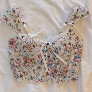 Famous Victoria’s Secret Floral Corset